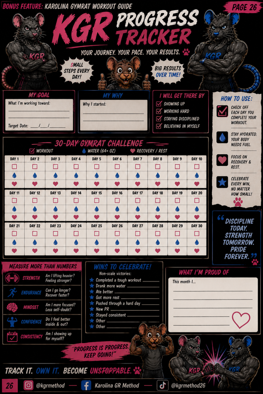 Karolina Gymrat Comic — Issue #1: No Excuses. Just Progress